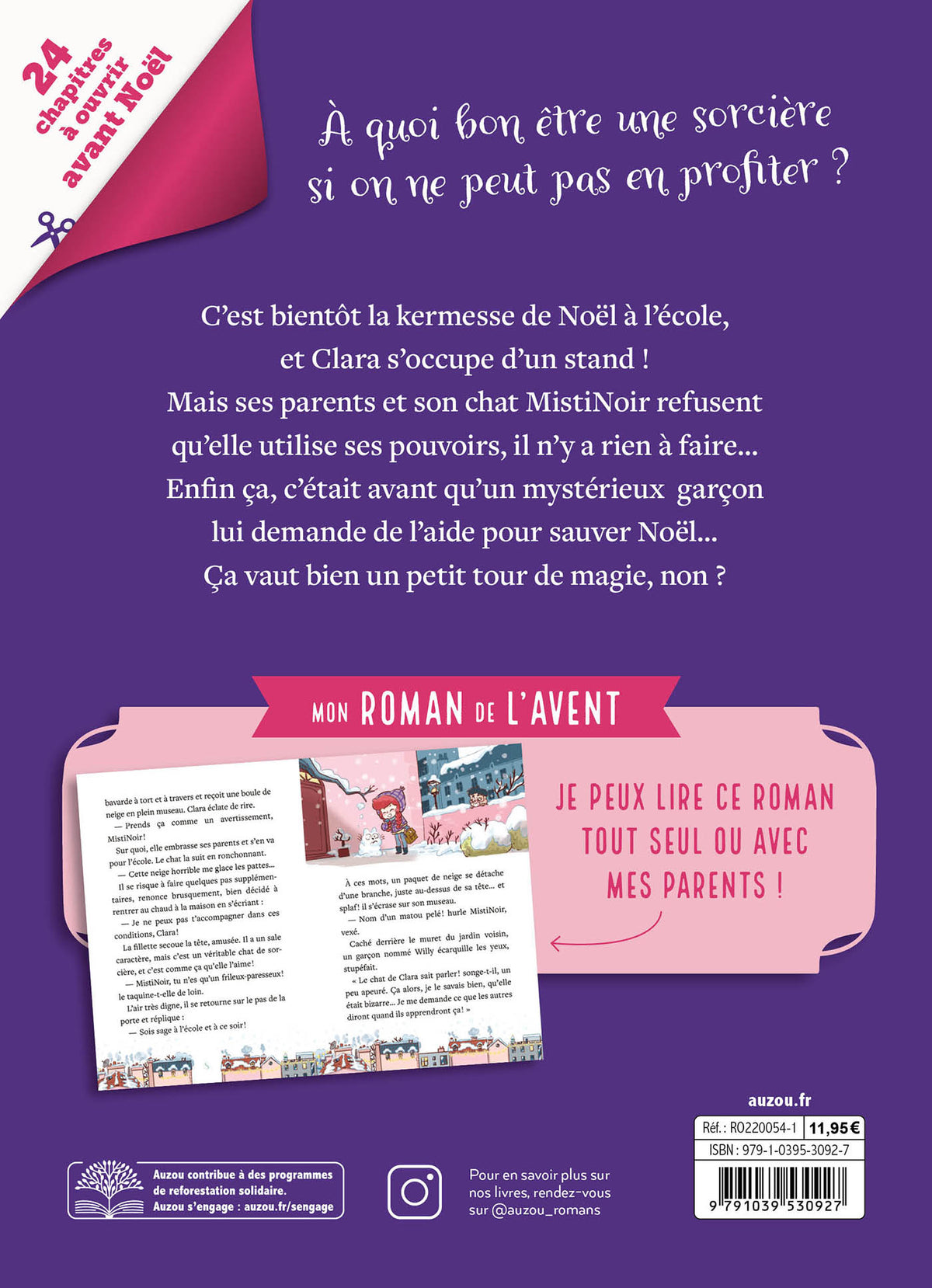 Roman de l’avent - Le Noël de Clara la petite sorcière