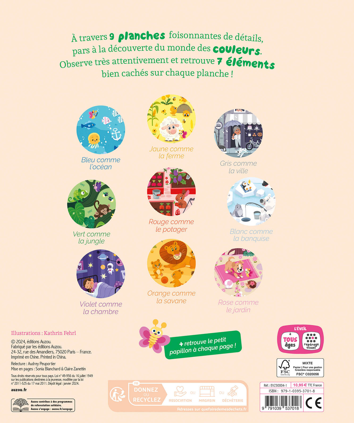 Cherche et trouve des tout-petits - les couleurs