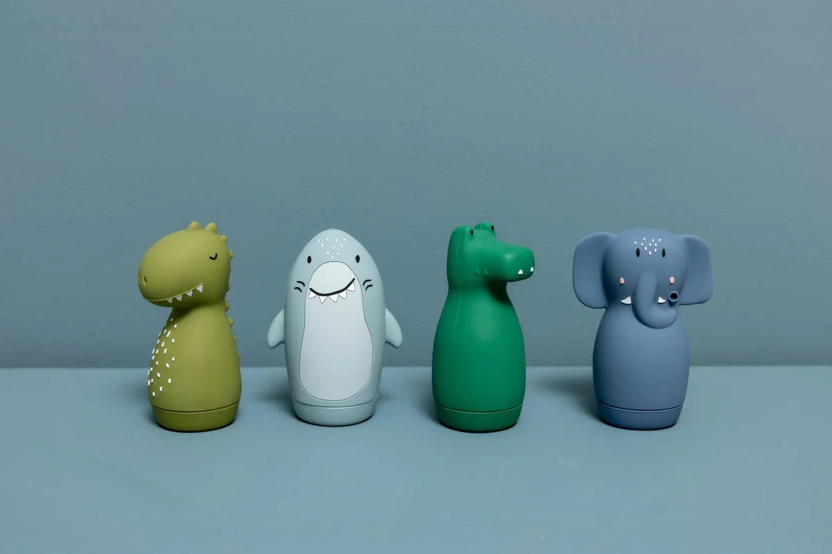 Jouets de bain aspergeur - Mr. Shark & Mr. Dino