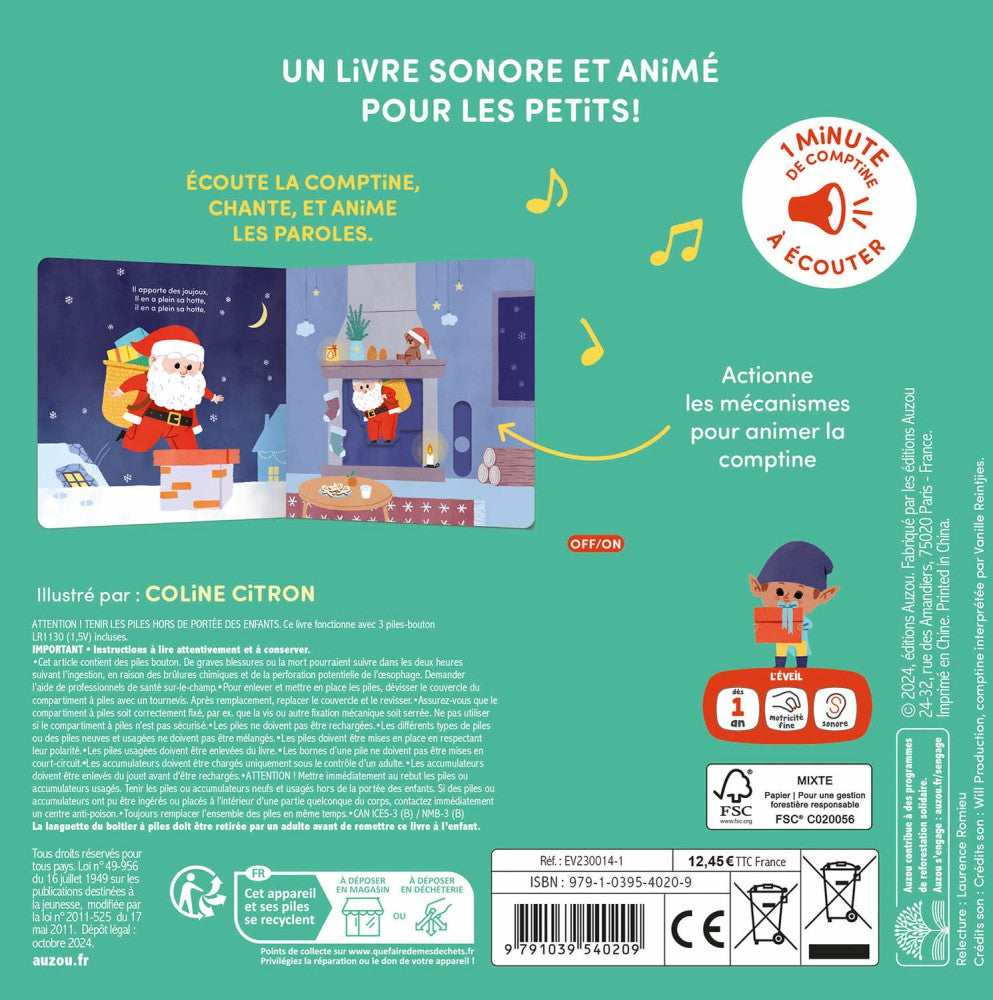 Ma comptine de Noel - L'as-tu vu ?