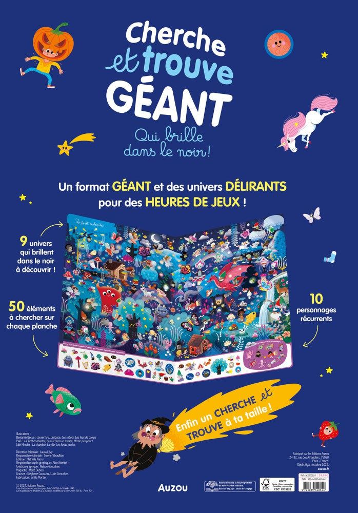Cherche et trouve géant - Qui Brille dans le noir
