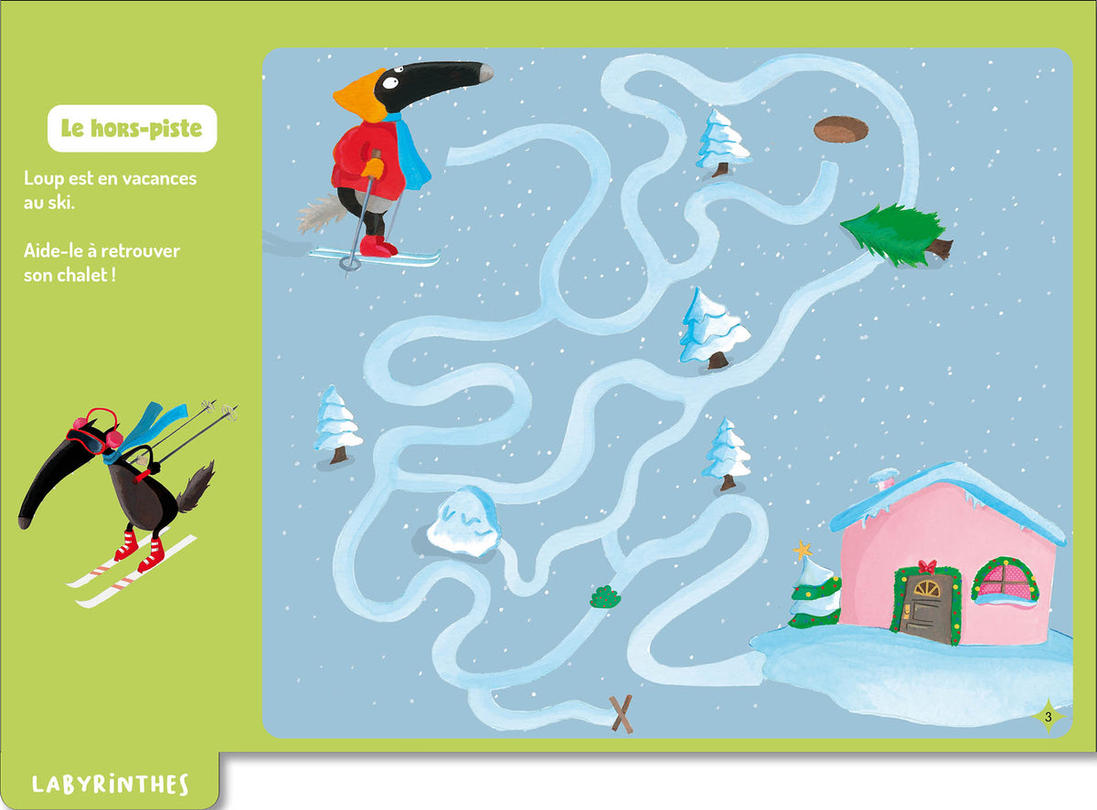 Mes jeux effaçables Loup : Noel