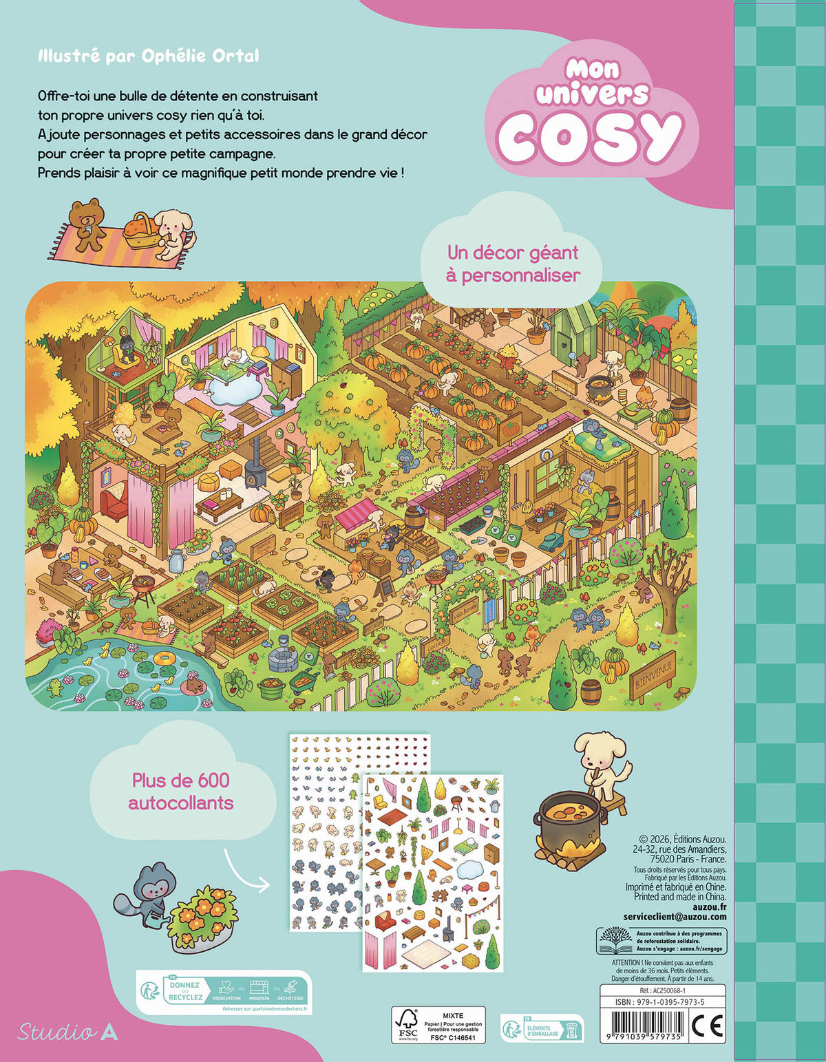 Mon univers cosy - Mes petits potagers - un univers géant à composer