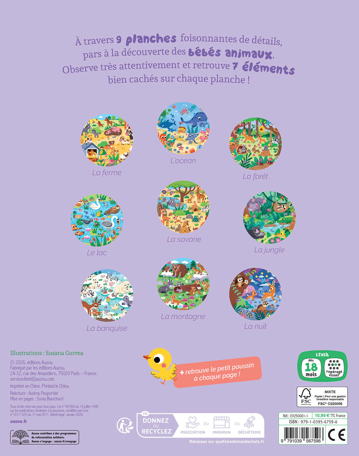 Cherche et trouve des tout-petits - les bébés animaux