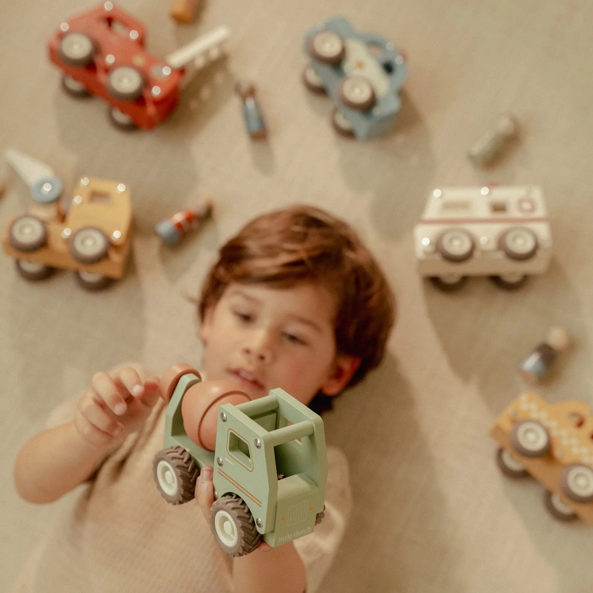 Camion toupie en bois - Little Dutch