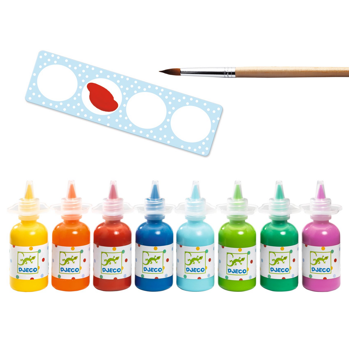 8 bouteilles de gouache
