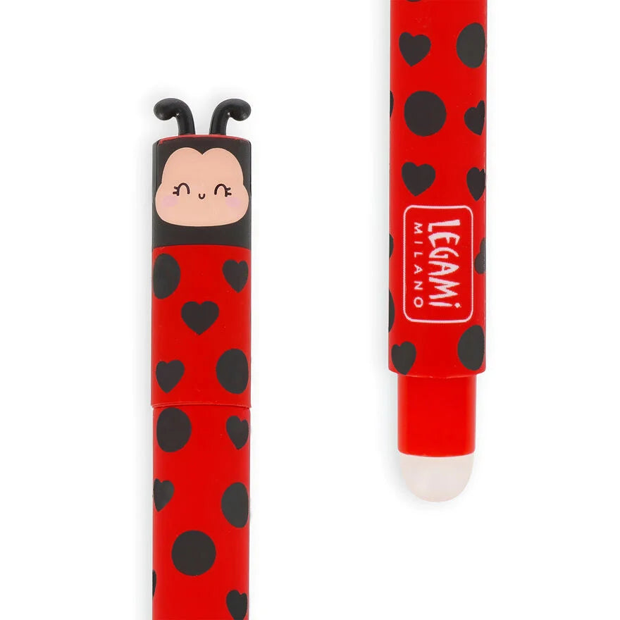 Stylo à Encre Gel Effaçable LadyBug