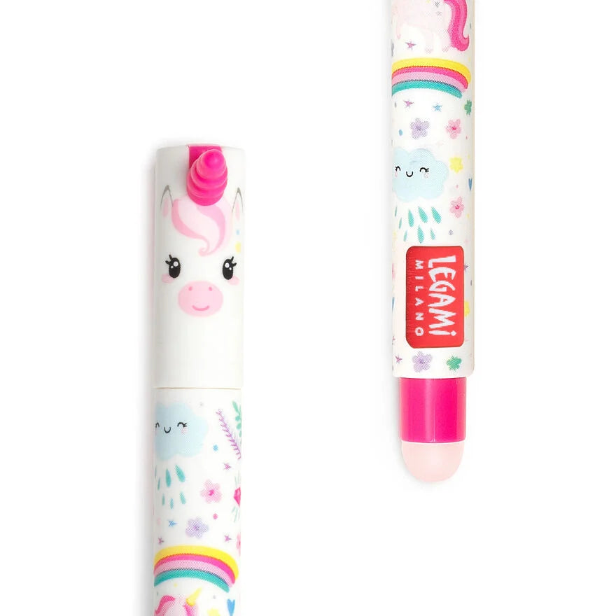 Stylo à Encre Gel Effaçable Licorne