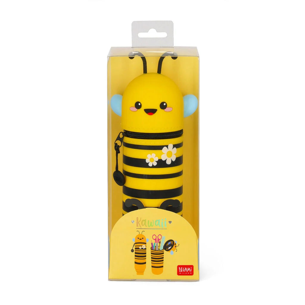 Trousse 2 en 1 en Silicone Abeille « Hug Me » - Kawaii