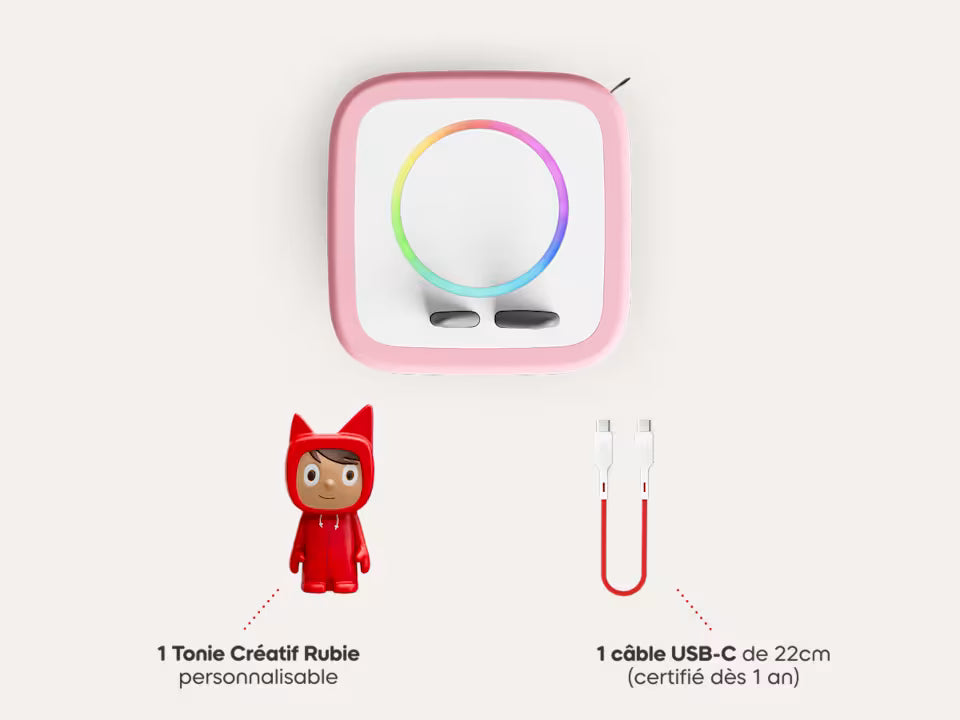 Mon Premier Coffret Toniebox 2 - Rose fleur