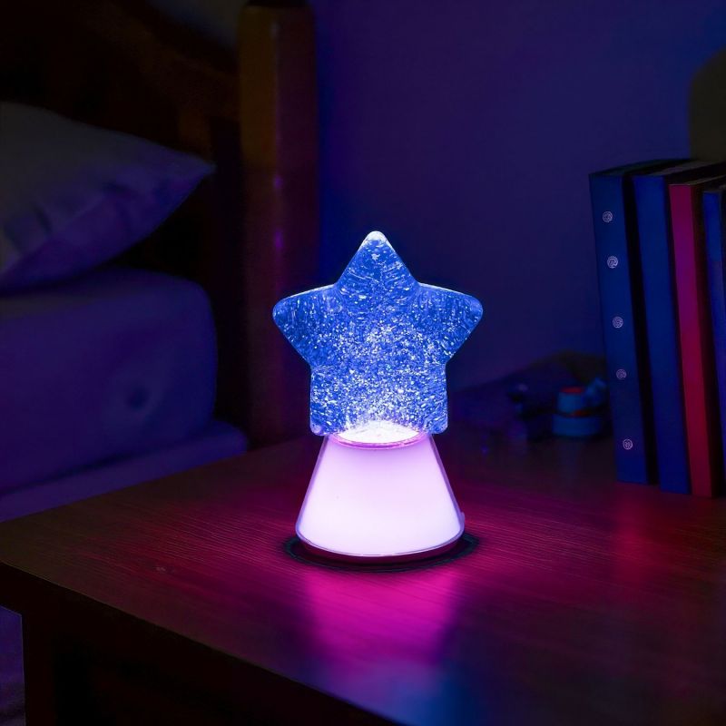 Lampe à paillettes Magic Glow Etoile