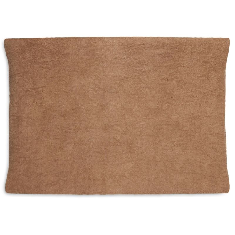 Housse de matelas à langer en éponge Caramel / Biscuit