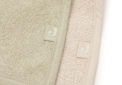 Lot de 2 bavoirs bandana Matcha / sand