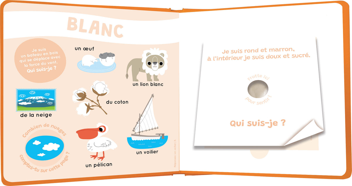 Mon livre des odeurs et des couleurs - Le monde