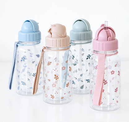 Gourde feuilles rose