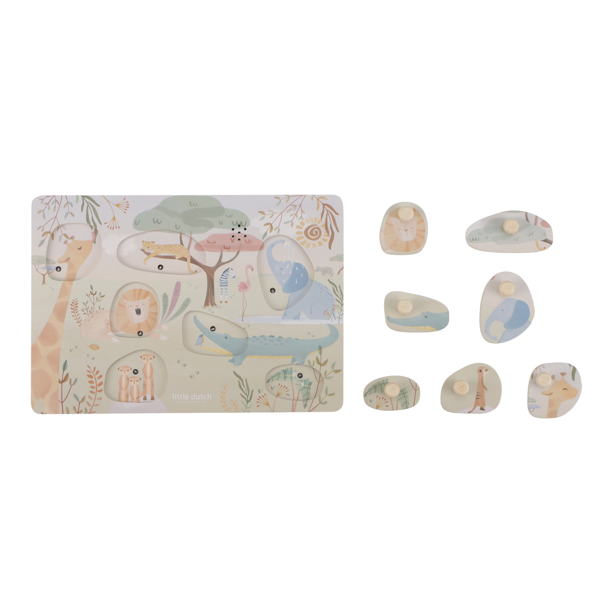 Puzzle Sonore en bois - Safari Friends