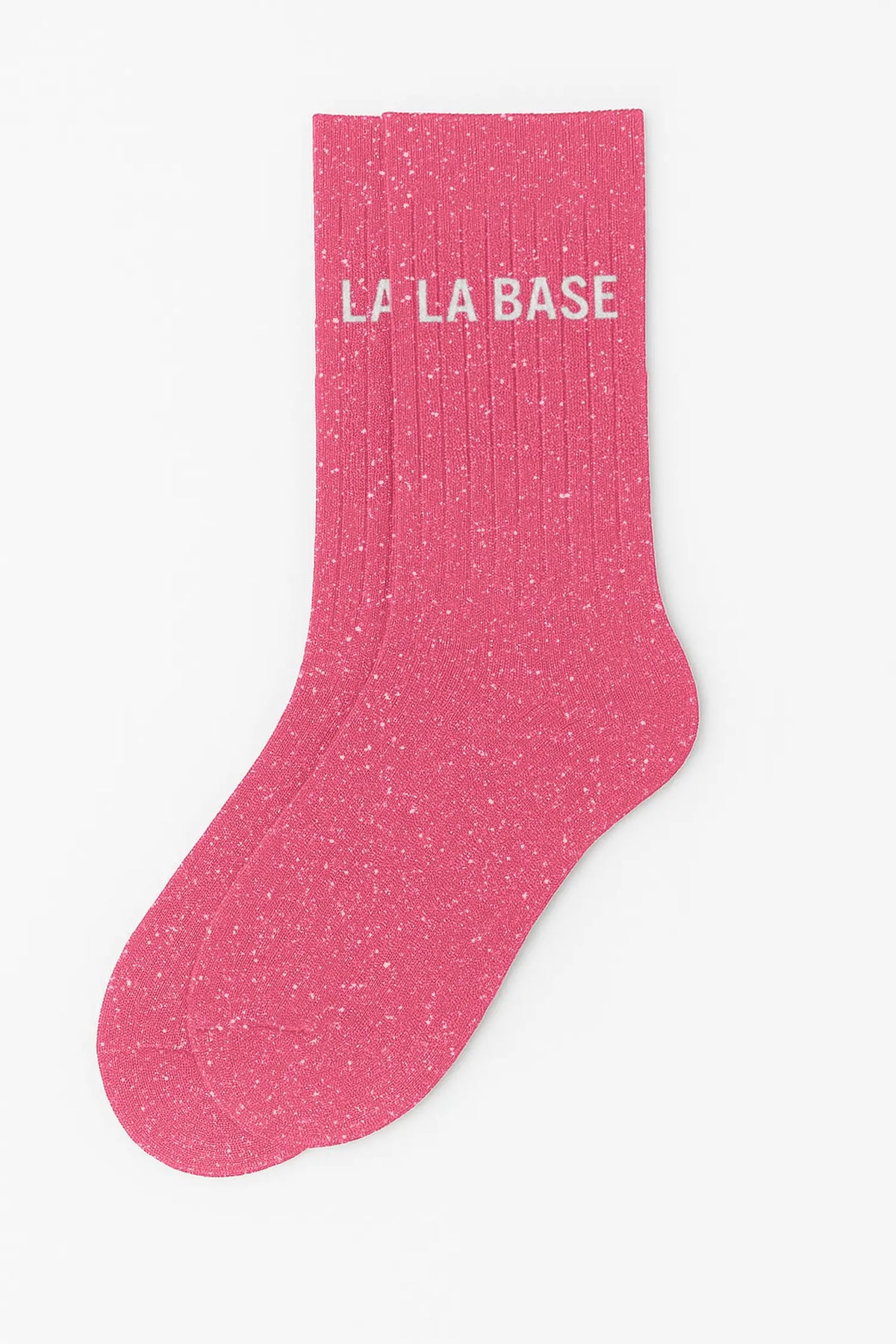 Chaussettes à paillettes - La base rose bubble