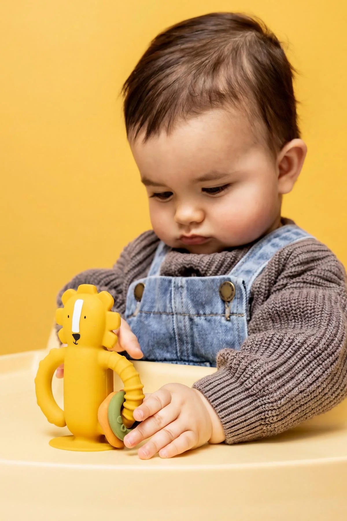 Jouet sensoriel en silicone avec ventouse - Mr. Lion