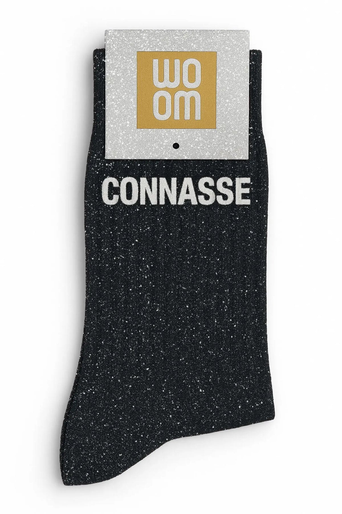 Chaussettes à paillettes - Connasse Noir