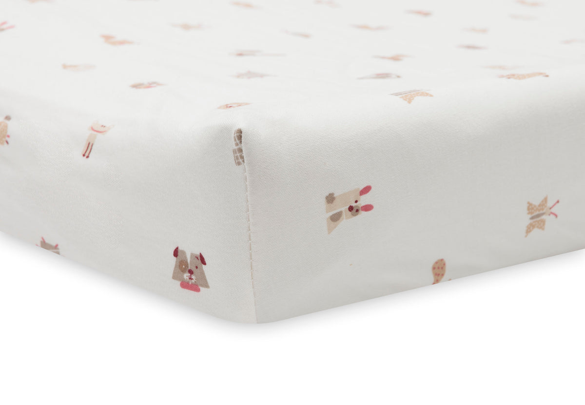 Housse Matelas à Langer Jersey - Animal Friends