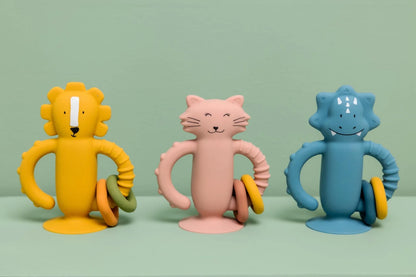 Jouet sensoriel en silicone avec ventouse - Mrs.Cat