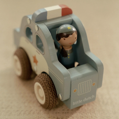 Voiture de police en bois - Little Dutch