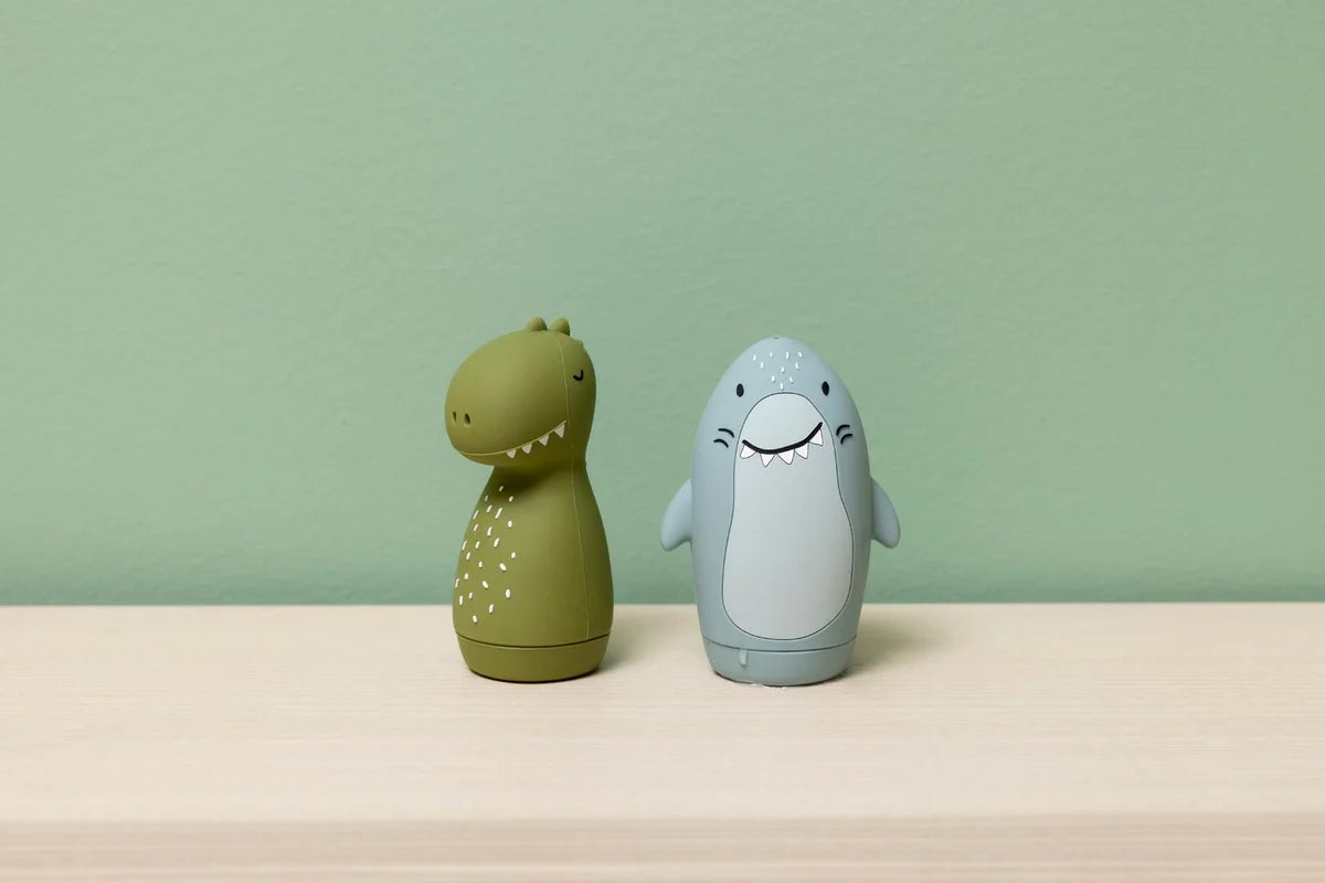 Jouets de bain aspergeur - Mr. Shark & Mr. Dino