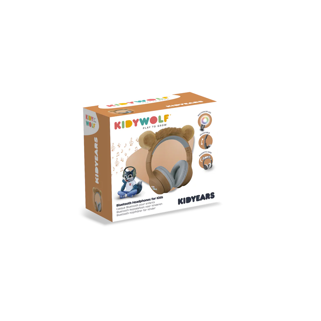 Casque Audio Kidyears animaux - Lion