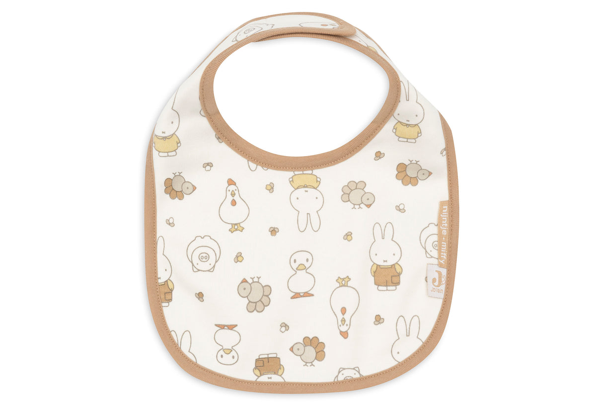 Bavoir Jersey Imperméable - Miffy Family Farm - 5 Unités