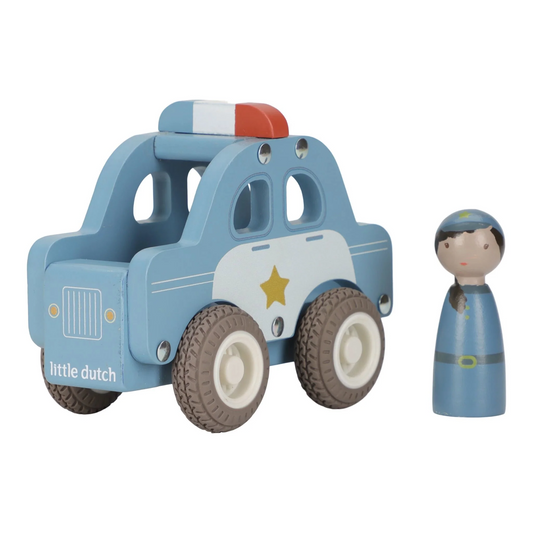Voiture de police en bois - Little Dutch