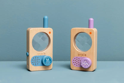 Talkie-walkie en bois - Mrs. Peacock