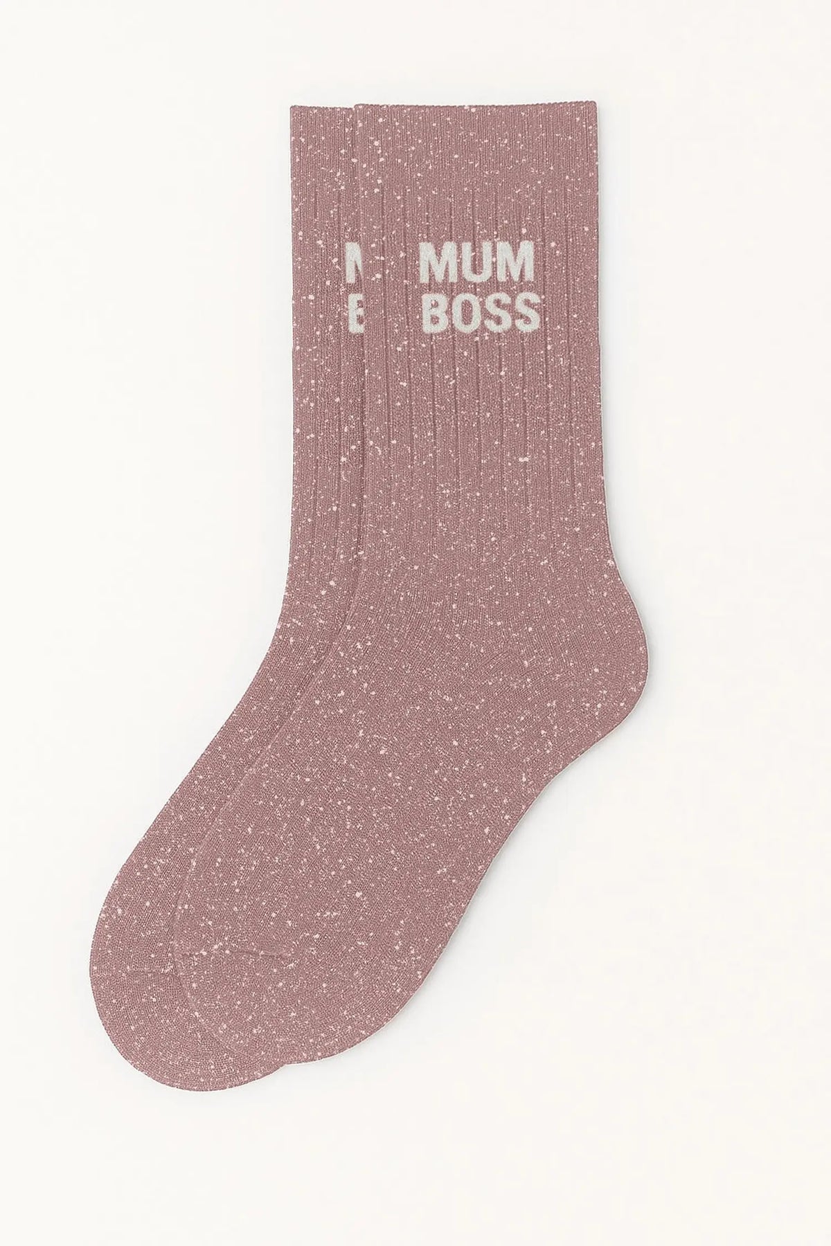 Chaussettes à paillettes - Mum Boss rose gold