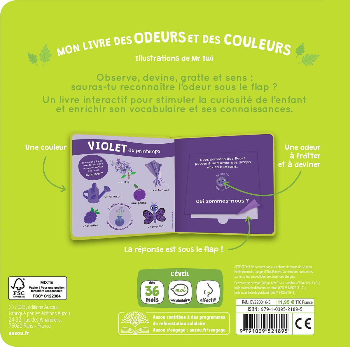 Mon livre des odeurs et des couleurs - Les saisons