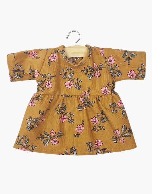 Robe Faustine manches longues en velours Lina