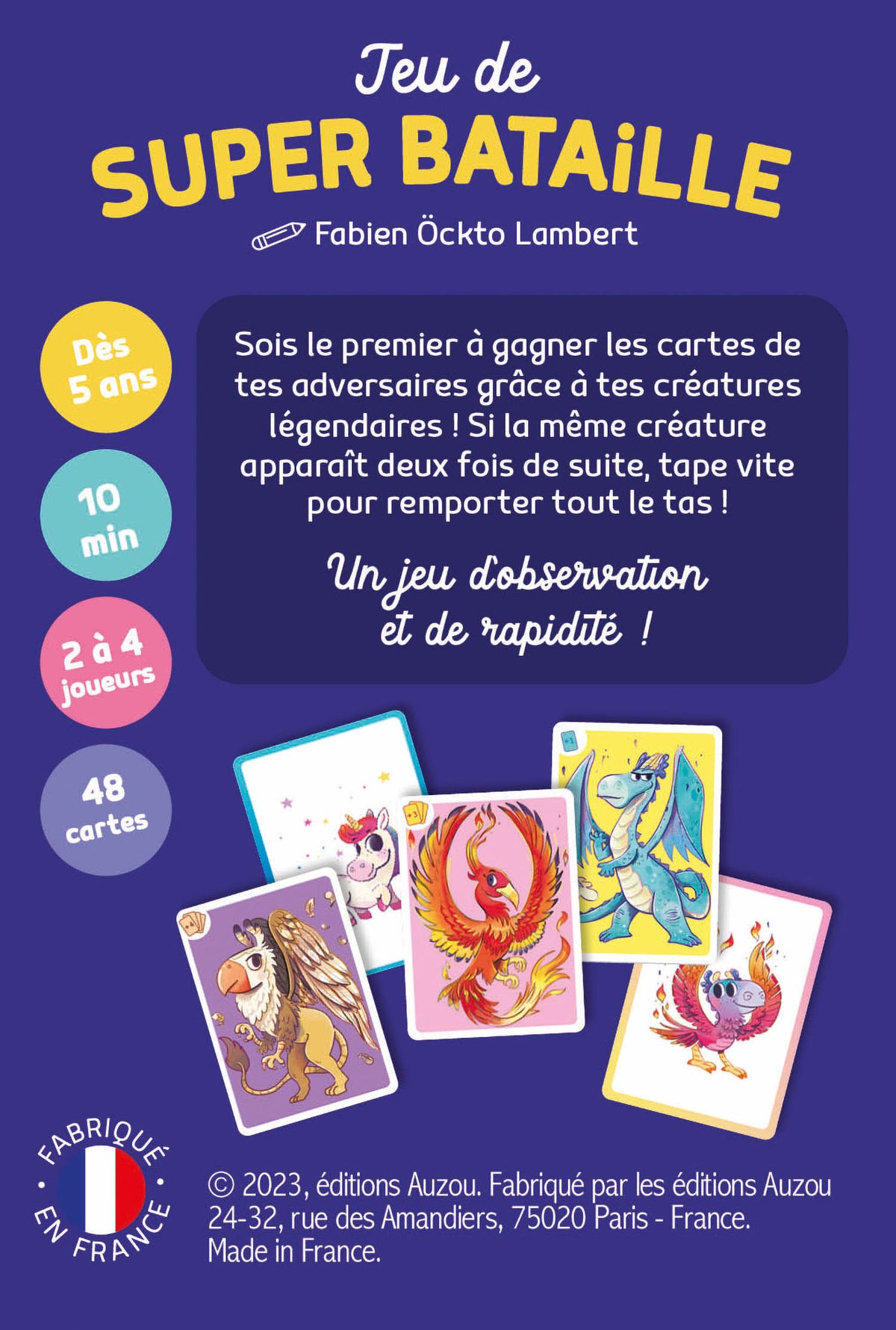 Jeux de cartes -  Super bataille