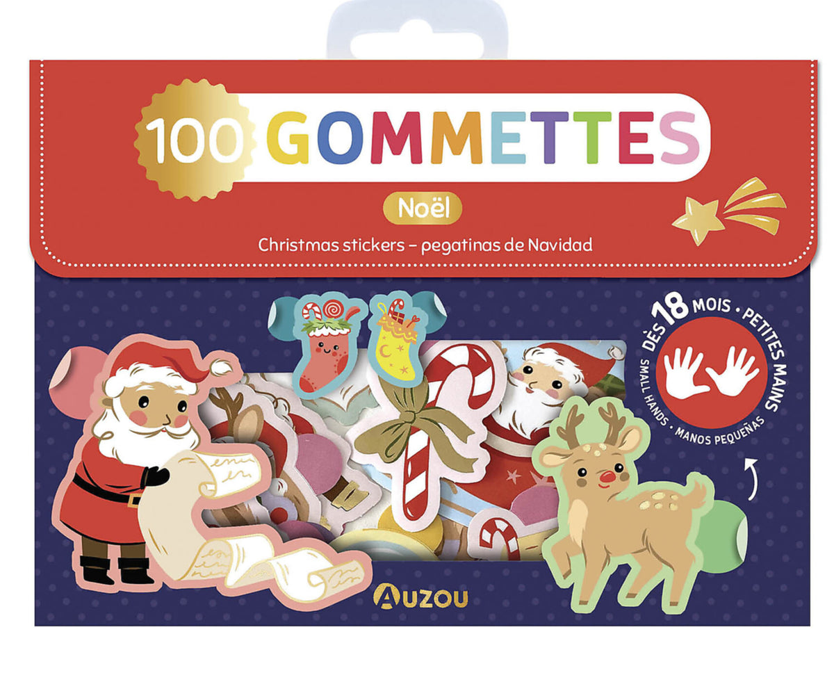 Ma pochette de 100 gommettes - Noel