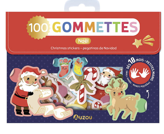 Ma pochette de 100 gommettes - Noel
