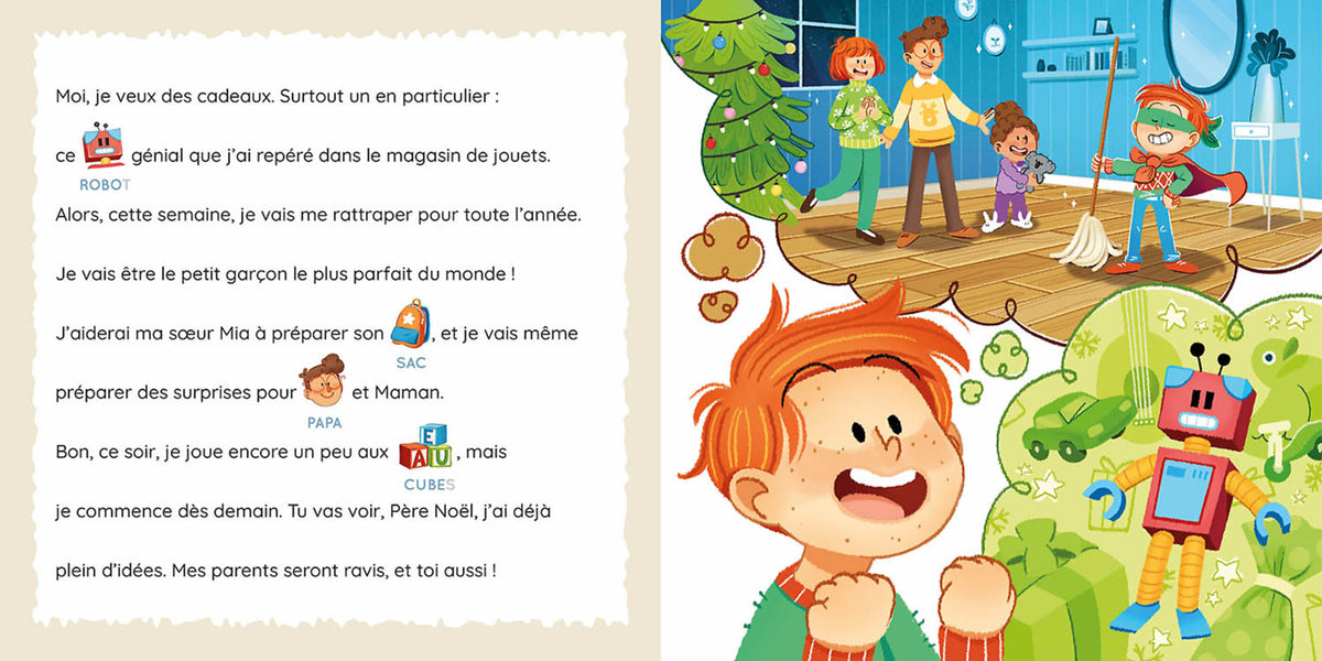 Je lis en maternelle - Cher père noel (promis je suis sage )