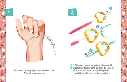 Mes premiers bracelets arc en ciel