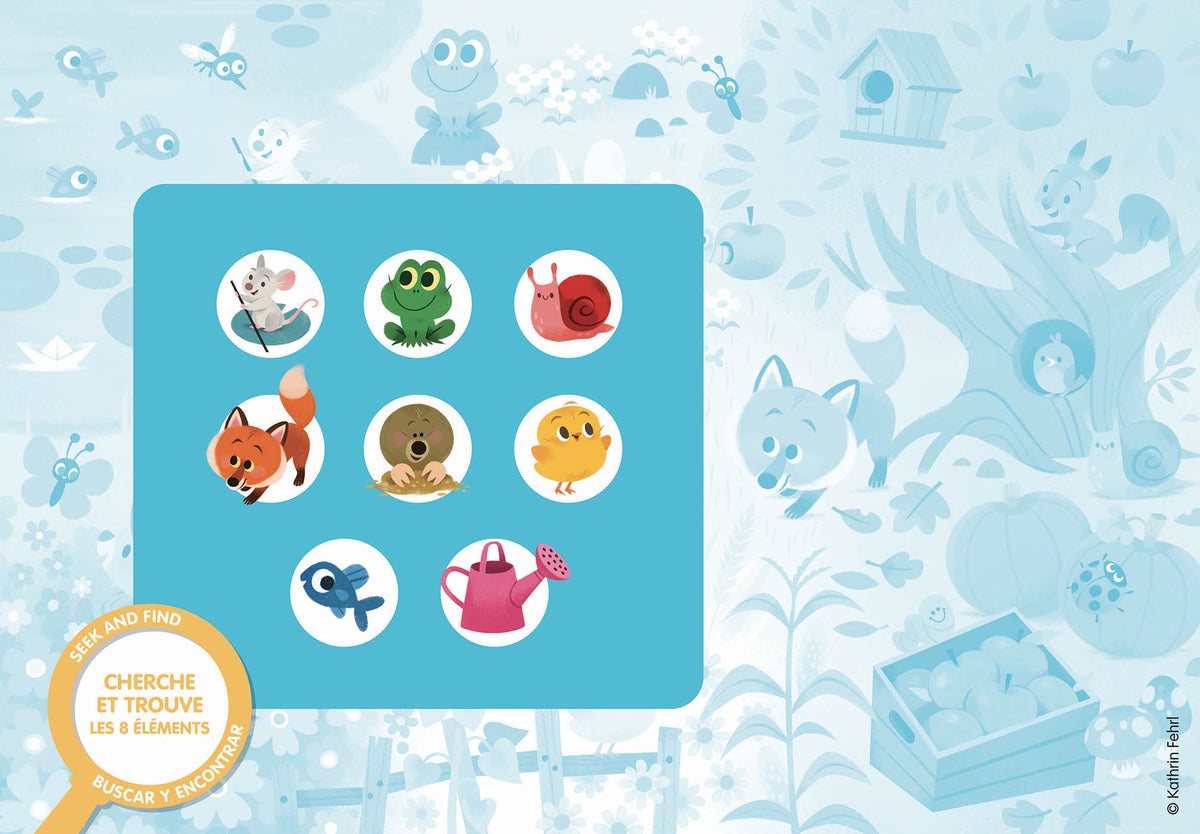 Puzzle Cherche et trouve des tout petits - les couleurs