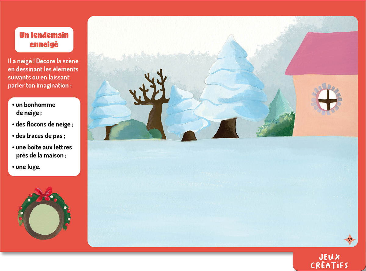 Mes jeux effaçables Loup : Noel