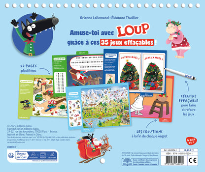 Mes jeux effaçables Loup : Noel