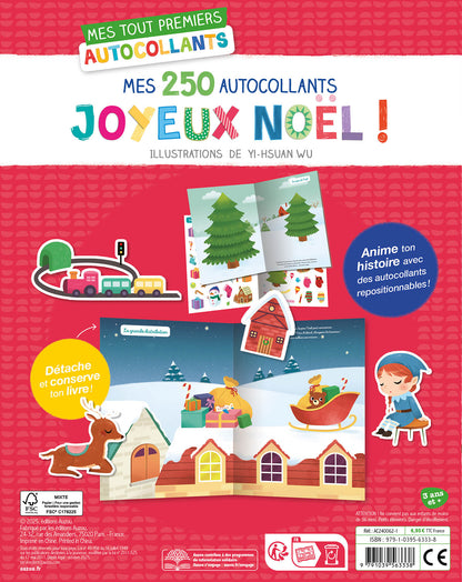 Mes tout premiers 250 autocollants - Joyeux noel