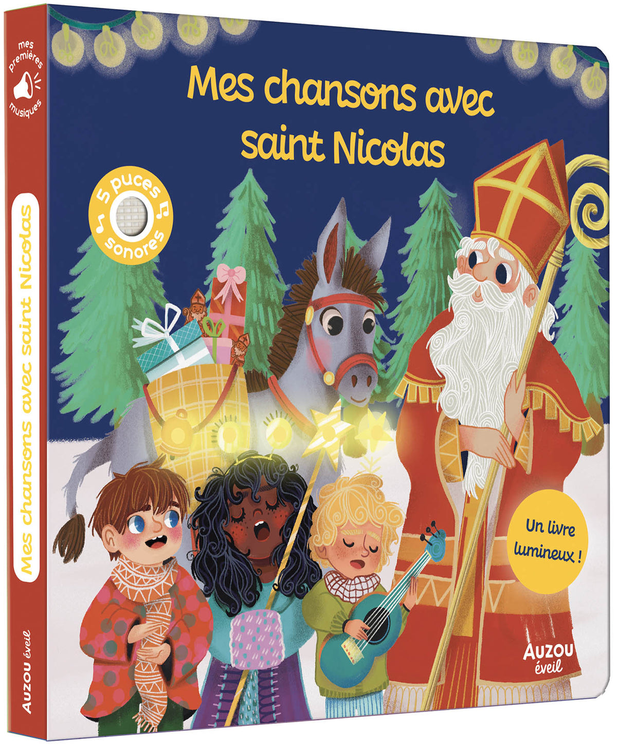 Mes chansons avec saint Nicolas - livre lumineux