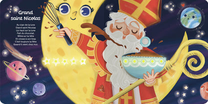 Mes chansons avec saint Nicolas - livre lumineux