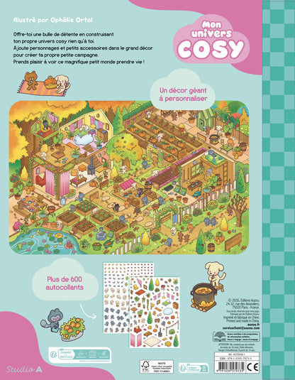 Mon univers cosy - Mes petits potagers - un univers géant à composer