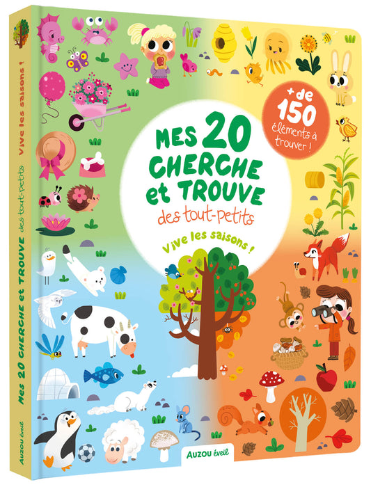 Mes 20 Cherche et trouve des tout petits - Vive les saisons