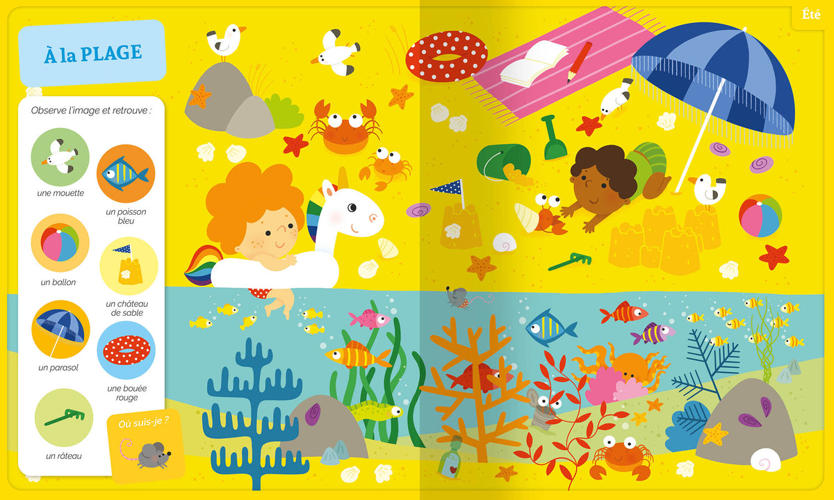 Mes 20 Cherche et trouve des tout petits - Vive les saisons