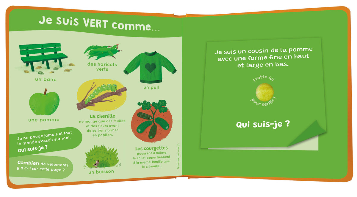 Mon livre des odeurs et des couleurs - Automne