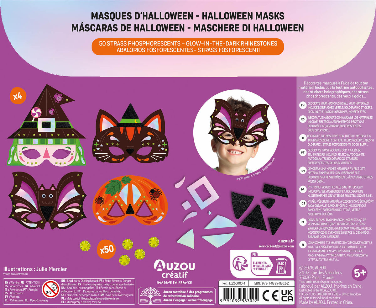 Ma pochette d'artiste - Masques d'halloween